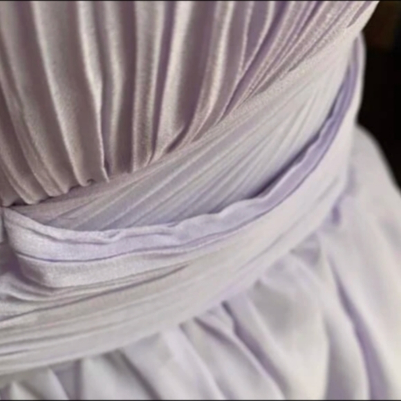 Deep V Neck Criss Wrap Fit & Flare Maxi Dress NWT - Picture 9 of 10